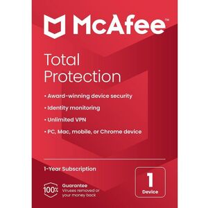 MCAFEE Total Protection - 1 year for 1 device