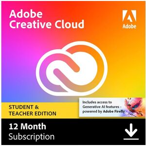 ADOBE Creative Cloud - Student & Teacher Edition, 1 Year (download)