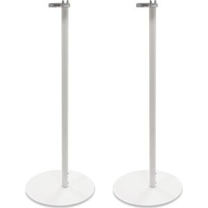 AVF AKVFSS1W2 Sonos One & Play:1 Floorstand Fixed Speaker Bracket Pair - White, White