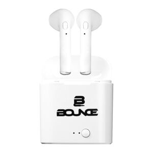 Bounce Clef Series BO-1111-WT Wireless Bluetooth Earphones - White, White