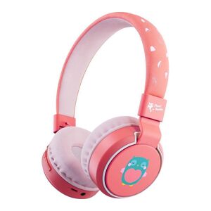Planet Buddies Olive the Owl Wireless Bluetooth Kids Headphones - Pink & Red, Pink,Red