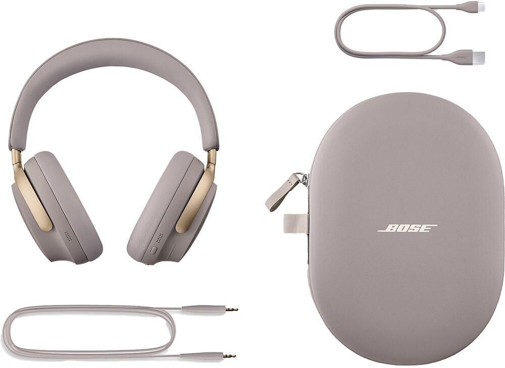 BOSE QuietComfort Ultra Wireless Bluetooth Noise-Cancelling Headphones - Sandstone, Brown