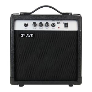 3RD AVENUE BA-15 15 W Combo Bass Guitar Amplifier - Black