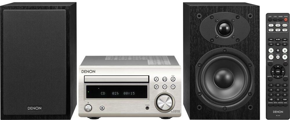 DENON DM-41DAB Wireless Traditional Hi-Fi System - Premium Silver, Silver/Grey