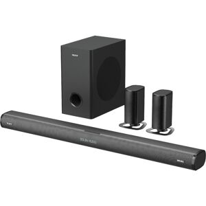 MAJORITY Everest 5.1 Wireless Sound Bar - Black, Black