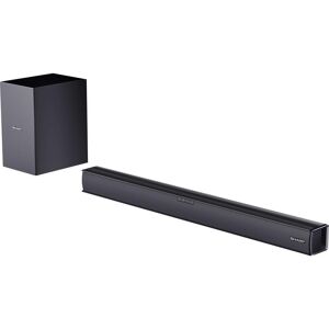 SHARP HT-SBW182 2.1 Wireless Sound Bar, Black