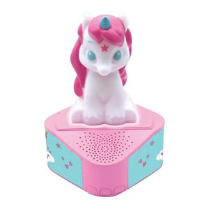 LEXIBOOK BTD80UNI Portable Bluetooth Speaker - Unicorn, Pink,White