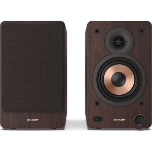 SHARP CP-SS30 Bluetooth Speaker - Brown, Brown