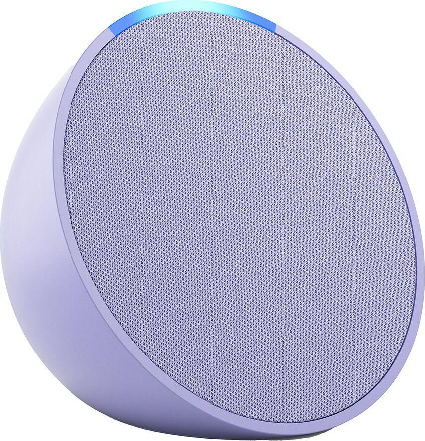 AMAZON Echo Pop (1st Gen) Smart Speaker with Alexa - Lavender Bloom, Purple