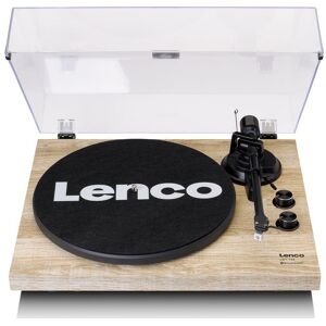 LENCO LBT-188 Belt Drive Bluetooth Turntable - Pine, Brown