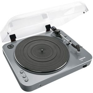 LENCO L-85 Belt Drive Turntable - Grey, Silver/Grey