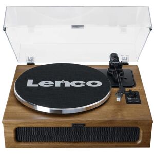 LENCO LS-410WA Belt Drive Bluetooth Turntable - Wood, Brown