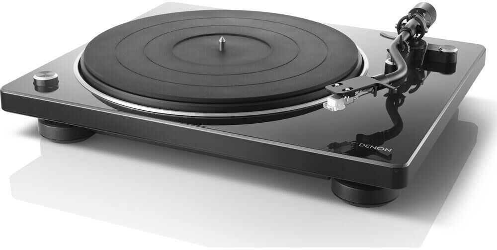 DENON DP-400 Belt Drive Turntable - Black, Black