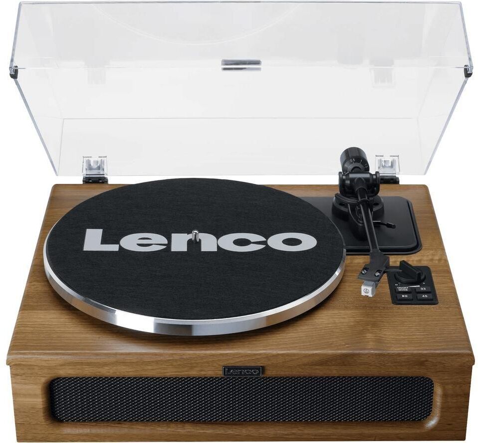 LENCO LS-410WA Belt Drive Bluetooth Turntable - Wood, Brown