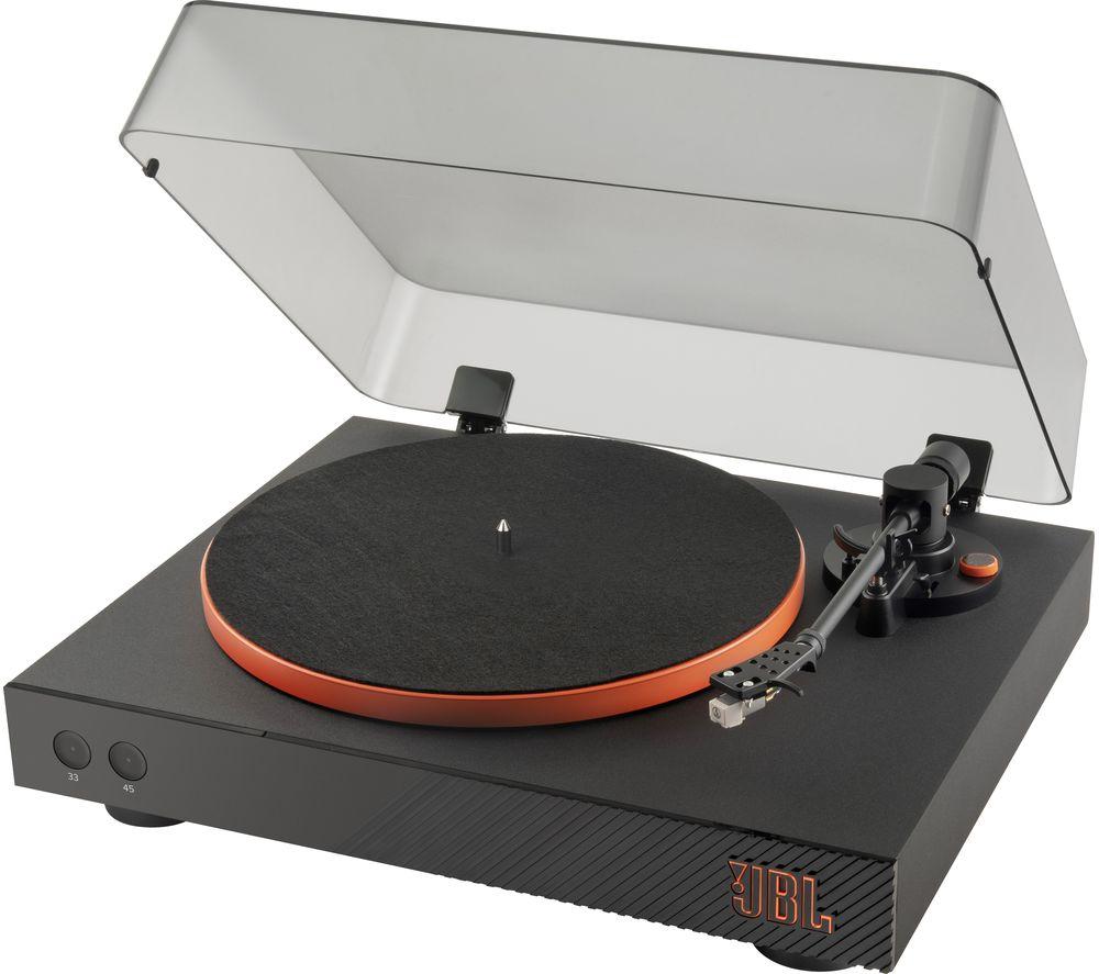 JBL Spinner BT Belt Drive Bluetooth Turntable - Black & Orange, Orange,Black