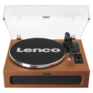 LENCO LS-430 Belt Drive Bluetooth Turntable - Brown, Brown