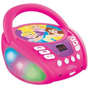 LEXIBOOK RCD109DP Bluetooth Boombox - Disney Princess, Pink