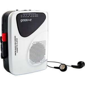 Groov-E Retro GV-PS525 Personal Cassette Player & Recorder - Silver, Silver/Grey