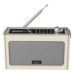 I-BOX Epoca Portable DABﱓ Retro Bluetooth Radio - Grey & Cream, Silver/Grey,Cream