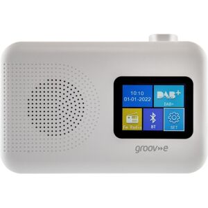 GROOV-E Berlin GVDR06WE Portable DAB/FM Bluetooth Radio - White, White