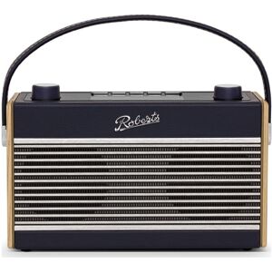 ROBERTS Rambler BT Portable DABﱓ Retro Bluetooth Radio - Navy Blue, Black