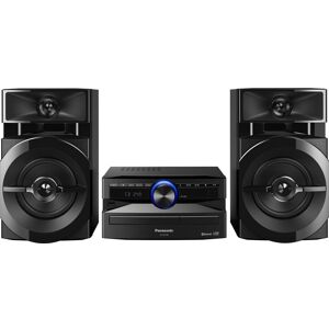 PANASONIC SC-UX100E-K Bluetooth Megasound Party Hi-Fi System - Black, Black