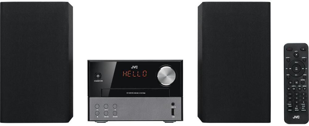 JVC UX-D327B Wireless Traditional Hi-Fi System - Black, Black