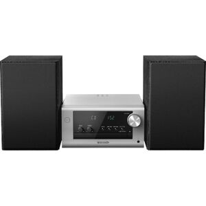 PANASONIC SC-PM702 Bluetooth Traditional Hi-Fi System - Silver, Silver/Grey