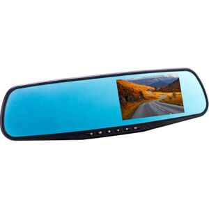 ROAD ANGEL CPDVR3 Rear View Mirror Full HD Dual Dash Cam - Black, Black