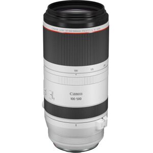 CANON RF 100-500 mm f/4.5-7.1L IS USM Telephoto Zoom Lens, White