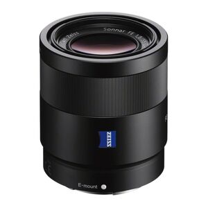 SONY Sonnar T* FE 55 mm f/1.8 Zeiss Standard Prime Lens, Black