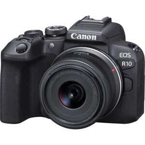 CANON EOS R10 Mirrorless Camera with RF-S 18-45 mm f/4.5-6.3 IS STM Lens, Black