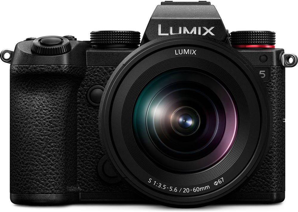 PANASONIC Lumix DC-S5KE-K Mirrorless Camera with 20-60 mm f/3.5-5.6 Lens - Black, Black