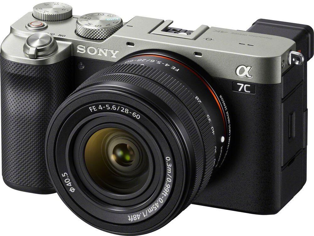 SONY a7 C Mirrorless Camera with FE 28-60 mm f/4-5.6 Lens - Silver, Silver/Grey