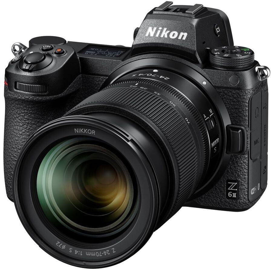 NIKON Z 6II Mirrorless Camera with NIKKOR Z 24-70 mm f/4 S Lens - Black, Black