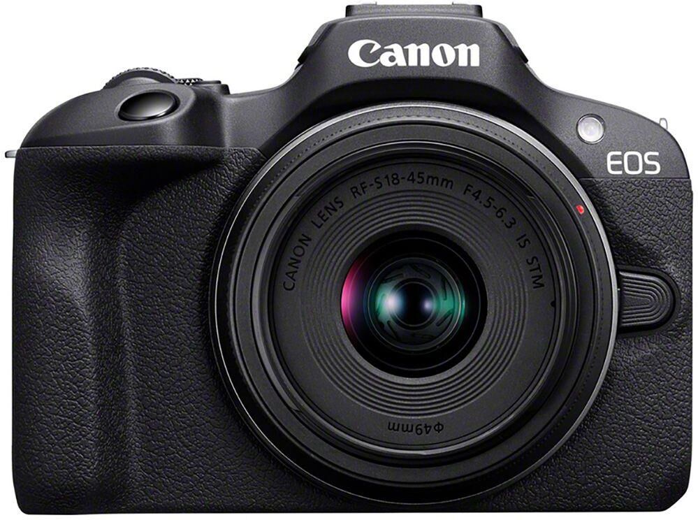 CANON EOS R100 Mirrorless Camera with RF-S 18-45 mm f/4.5-6.3 IS STM Lens, Black