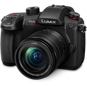 PANASONIC Lumix DC-GH5M2 Mirrorless Camera with 12-60 mm f/3.5-5.6 Lens - Black, Black