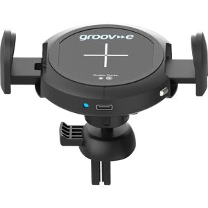 GROOV-E GVWM6 Wireless Car Charging Holder - Black, Black