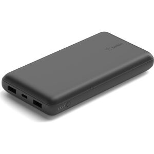 BELKIN 20000 mAh Portable Power Bank - Black, Black