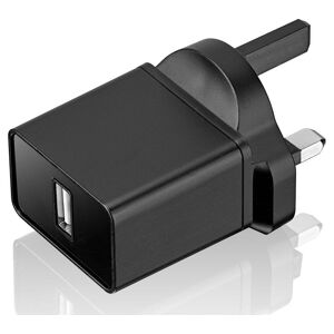 GOJI G24AMBK23 12 W Universal USB Plug Charger - Black, Black