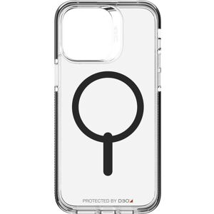 GEAR4 Santa Cruz Snap iPhone 14 Pro Max Case - Clear & Black, Black,Clear