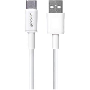 GROOV-E GVMA001WE USB-A to USB Type-C Cable - 1 m, White