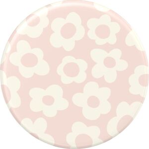 POPSOCKETS PopGrip Swappable Phone Grip - Mod Flowers, Pink,White