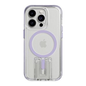 TECH21 Evo Crystal Kick iPhone 14 Pro Case with MagSafe - Clear & Lilac, Clear,Purple