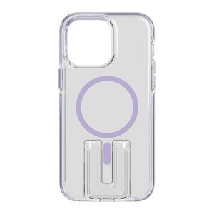 TECH21 Evo Crystal Kick iPhone 14 Pro Max Case with MagSafe - Clear & Lilac, Clear,Purple