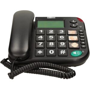 MAXCOM KXT480B Corded Phone, Black