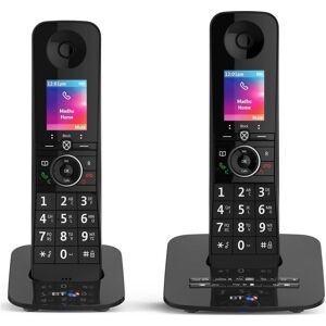 BT Premium 090631 Cordless Phone - Twin Handsets, Black