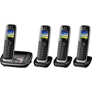 PANASONIC KX-TGJ424EB Cordless Phone - Quad Handsets, Black