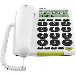 DORO PhoneEasy 312cs Corded Phone, White