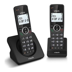 VTECH ES2001 Cordless Phone - Twin Handsets, Black